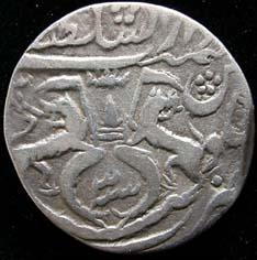 Nasir-ud-din Haidar (AH 1243-1253, AD 1827-1837), Silver, ½ Rupee, 5.5 g, AH 1246/3, (KM #
