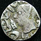 Local issue in the name of Queen Victoria, Silver, ¼ Rupee, 2.7 g, Bindraban mint, AD 18xx