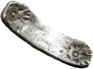 Gandhara janapada silver bent bar