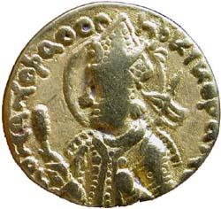 KUSHANAS, Huvishka gold dinar