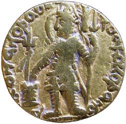 KUSHANAS, Vasu deva 1 gold dinar