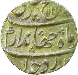 MUGHAL, Jahandar shah gold mohur