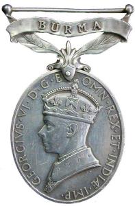 George 6 efficient service medal silver 30.2g