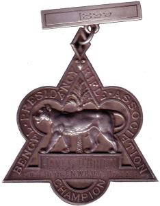 Bengal presidency rifle association medal nickel 44.6g