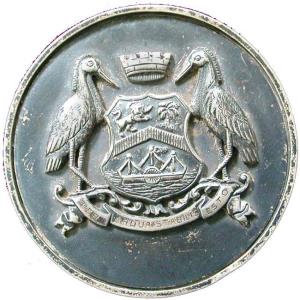 Viceroy's medal silver 50.0g
