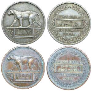 Army rifle association medals nickel $ copper 20.9$20.5g
