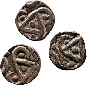 Babyal coins ½ karshapana silver