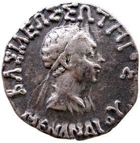 Indo-Greeks menander silver 9.8g