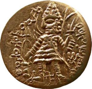 Kushano-sassanian gold dinar