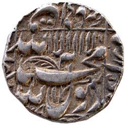 MUGHALS, Shah jahan silver rupee