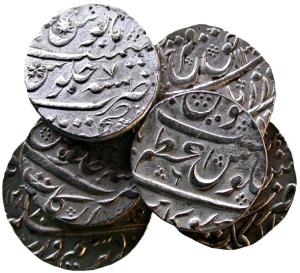 MUGHALS, Farrukhsiyar silver rupee