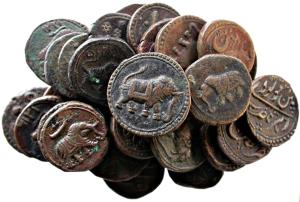 MYSORE, Tipu sultan copper paisa