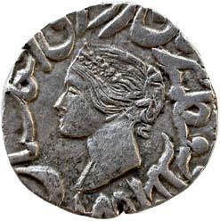 BHARATPUR, Jaswant singh silver rupee