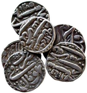 BHOPAL, Annonymous silver rupee