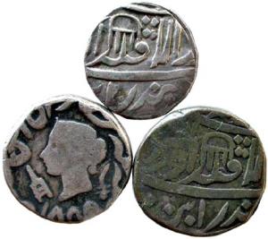 BRINDABAN, Local issue silver rupee