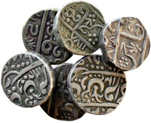 DATIA, Raja shahi series [4] silver rupee