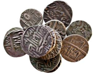 HYDERABAD, Farkhanda bunyad mint silver rupee