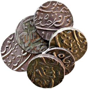 HYDERABAD, Mir mahbub ali khan 2 silver rupee