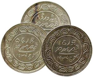 KUTCH,Khengarji 3 silver set of 3 panchais