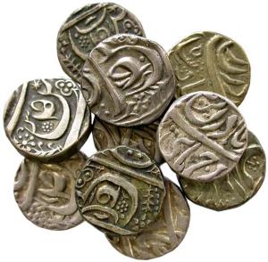 MALER KOTA,Amir khan silver rupee