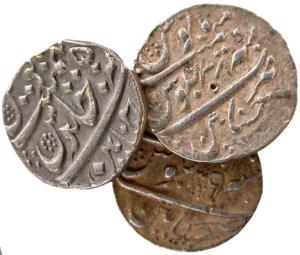 EIC,MADRAS PRESIDENCY,Aurangzeb silver rupee