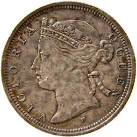 Straits Settlements silver colonial coinage
