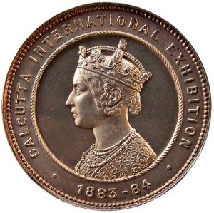 Calcutta international exhibition silver 54.7g