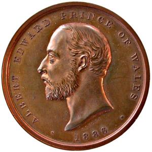 Colonial $ Indian exhibition London,bronze 80.7g