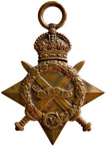 1914-15 Star first world war medal bronze 24.5g