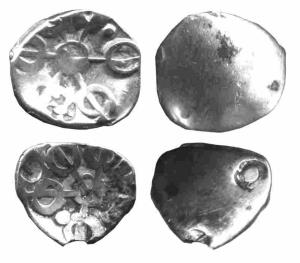 Gandhara janapada silver bent bar