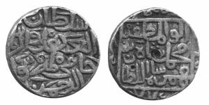 GULBARGA,Muhammad shah 1 silver 1 tanka