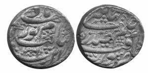 MUGHALS,Nur jahan silver rupee