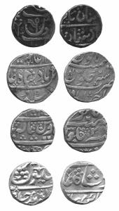 MARATHAS,Ahmedabad mint silver rupee