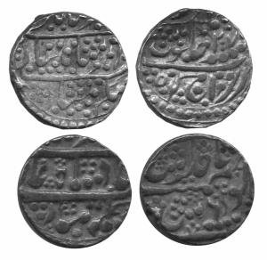 AWAR,Silver rupee rajgarh mint