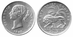 EIC,British India,Queen victoria gold mohur