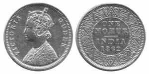 EIC,British India,Queen victoria gold mohur