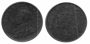 EIC,British India,George 5 copper ¼ anna