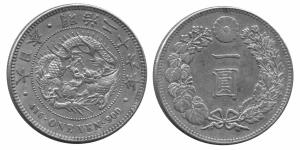 Japan silver yen