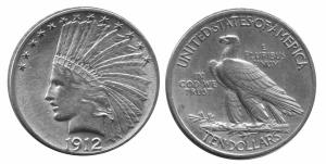 USA gold 10 dollars