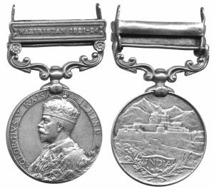 India general service medal silver