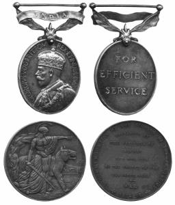 Efficiency medal silver