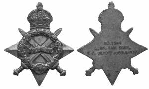 First World War medal bronze