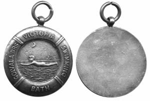 Golvala brothers victoria swimming bath medal nickel