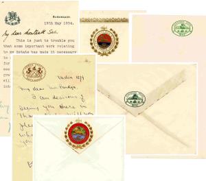 Letter-heads $ envelops of Indian Princely States (6)