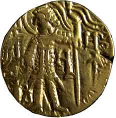 Later kushanas gold dinar