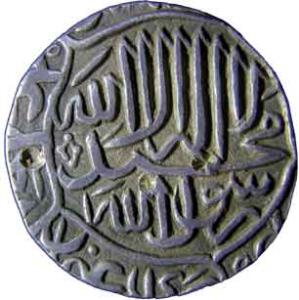 MUGHALS,Akbar silver rupee