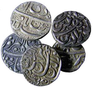 MUGHALS,Jahangir silver rupee