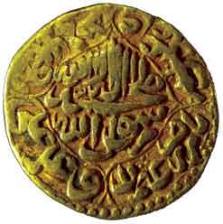MUGHALS,Shah jahan gold mohur