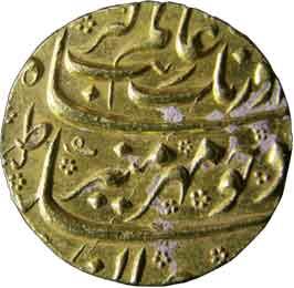 MUGHALS,Aurangzeb gold mohur