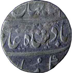 MARATHAS,Shah jahan 3 silver rupee